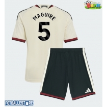 Manchester United Harry Maguire #5 Tredjedraktsett Barn 2026-27 Kortermet (+ Korte bukser)